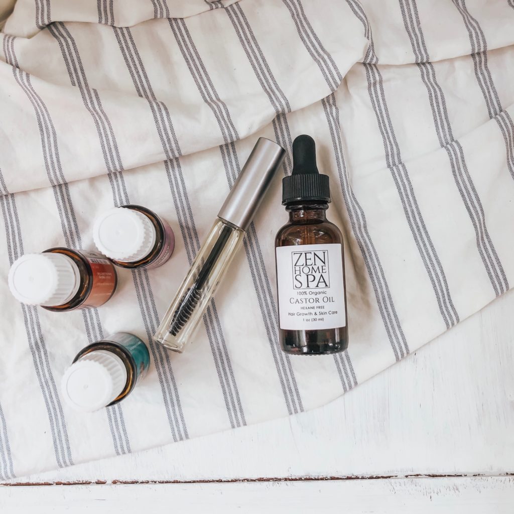 DIY, all natural lash and brow serum with essential oils 