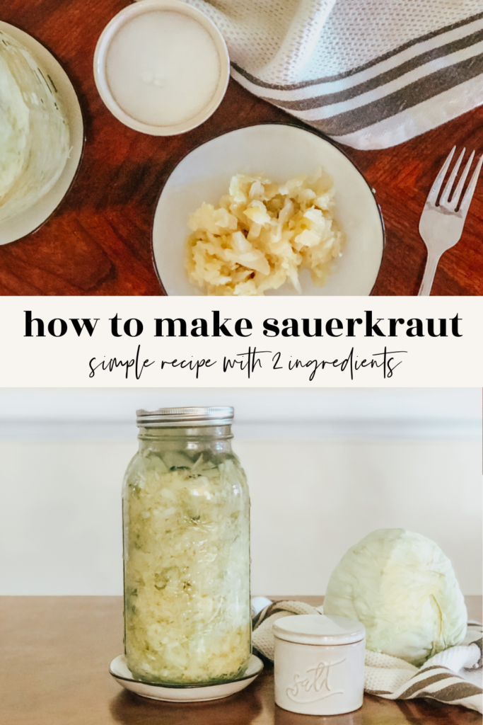 how to make homemade sauerkraut