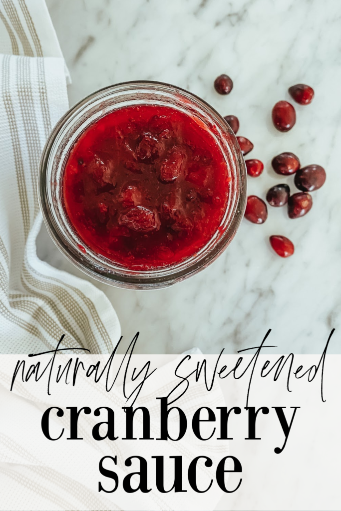In this post, learn how to make a naturally sweetened, absolutely delicious cranberry sauce to add to your Thanksgiving table this year. It's sure to be a crowd pleaser!